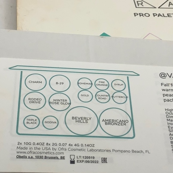 Ofra ValeloreBeauty Mixed Pro Palette - Picture 3 of 3